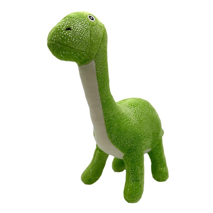 Green dinosaur plush toy from the Roarsome Dinos collection by Ancol