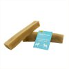 Buddylicious Yak Cheese Bar (Large) – two Himalayan dog chews with brand tag, handmade from yak milk in the Himalayas. EdenWave.