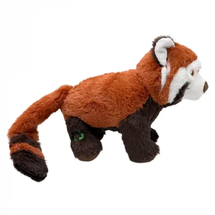 Recycled plush dog toy Rosa Red Panda by Ancol – side view showing soft recycled fabric