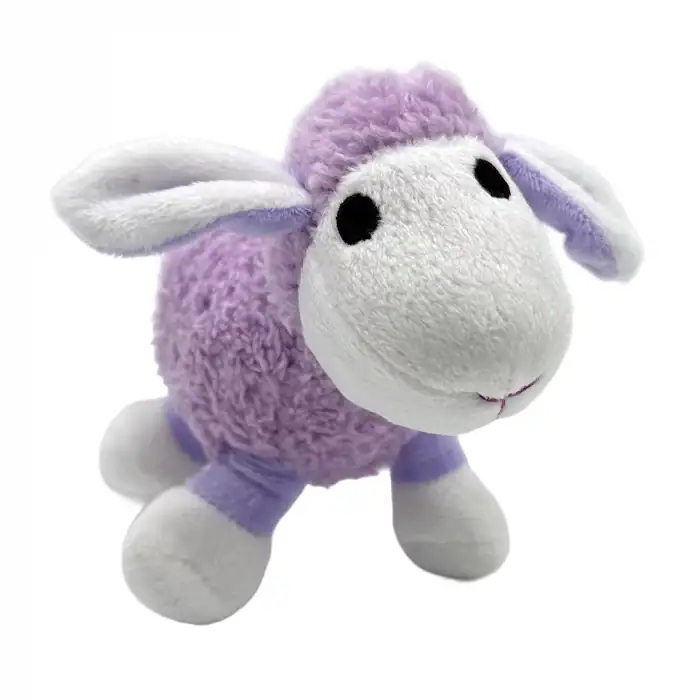 Plush dog toy Small Bite Lamb by Ancol – soft lilac lamb for puppies and small dogs
