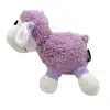 Plush dog toy Small Bite Lamb by Ancol – side view showing soft lilac plush fabric
