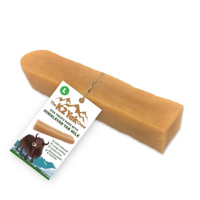 K2 Yak Chew Large packaging — 100% natural Himalayan yak milk dog treat