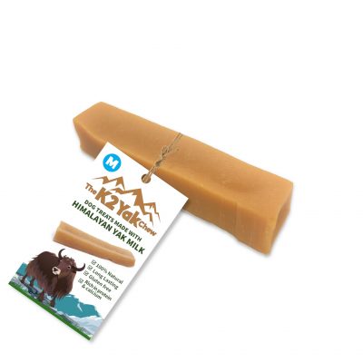 K2 Yak Chew Medium — 100% natural Himalayan yak milk dog treat, 70–80g